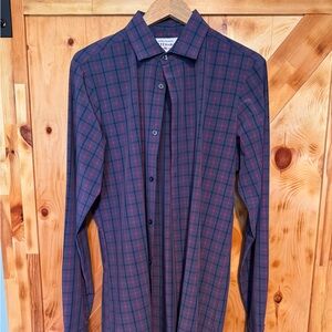 Mizzen and Main Dress Shirt Medium Tall Trim